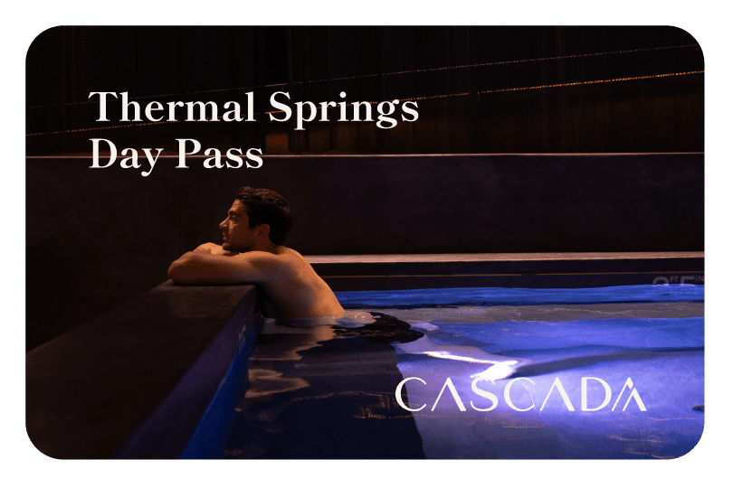 CASCADA Thermal Springs day pass gift card