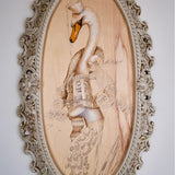 "The swan, arowana & the teacup"  「白鳥、アロワナとティーカップ」